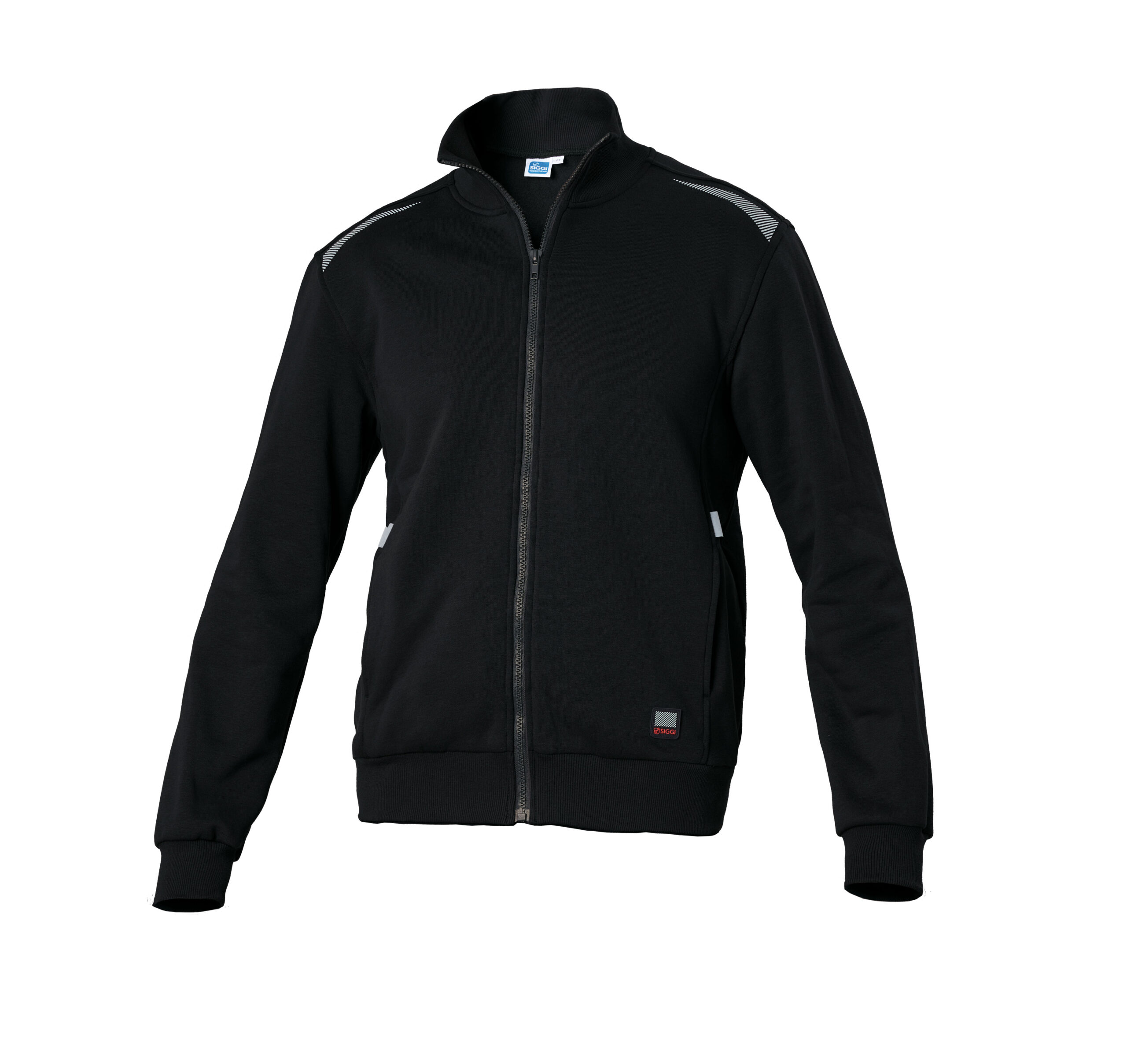 23MG0768 300 1271 8000 1 TASK2 felpa nero 1 scaled Task 2 - Felpa zip lunga/Sweatshirt - immagine 4