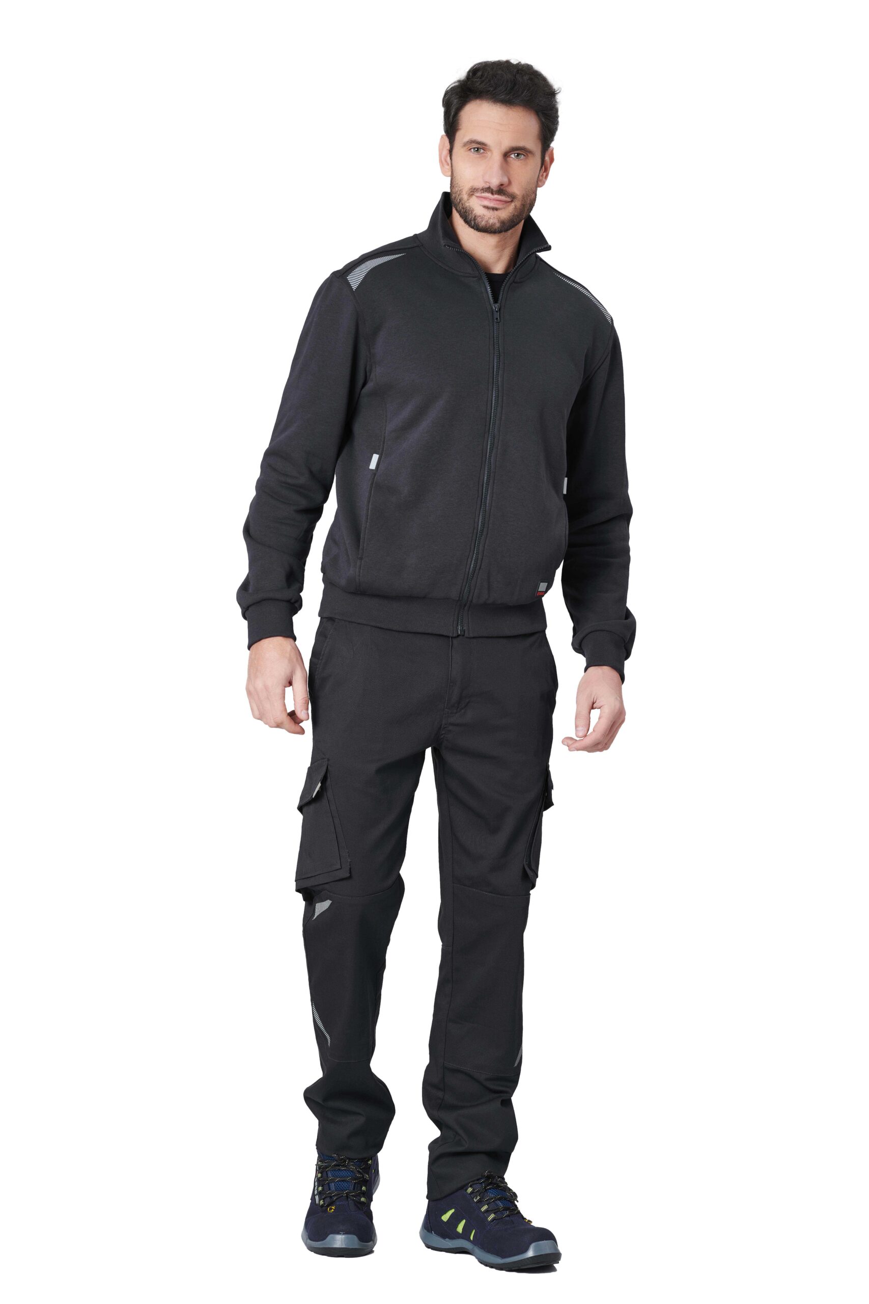 23MG0768 300 1271 8017 2 TASK2 felpa grigio 2 scaled Task 2 - Felpa zip lunga/Sweatshirt - immagine 3