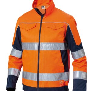 25GB0552 ADVANCE GIUBBINO BICOLORE arancio fluo blu 1706 1 ADVANCE - Giubbino bicolore/Two color jacket