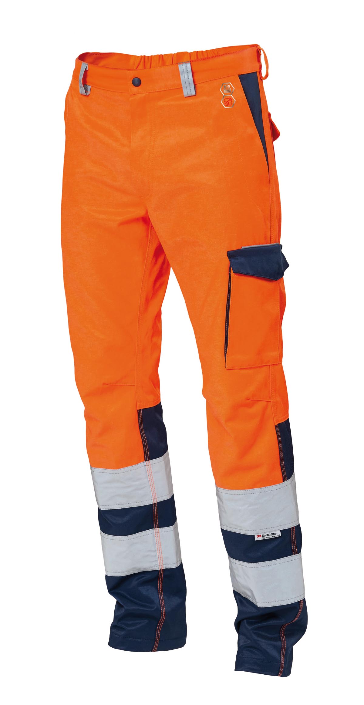 25PA1140 ADVANCE PANTALONI BICOLORE arancio 1706 1 ADVANCE - Pantaloni bicolore/Two colors trousers