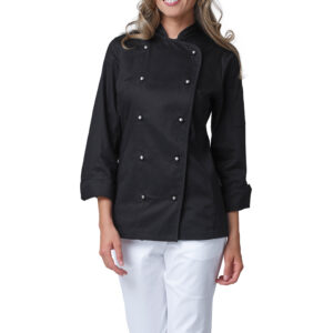 28GA0194 300 9000 8000 2 GIACCA CHEF AMABEL nero 8000 2 AMABEL - Giacca Chef Donna/Woman Chef Jacket