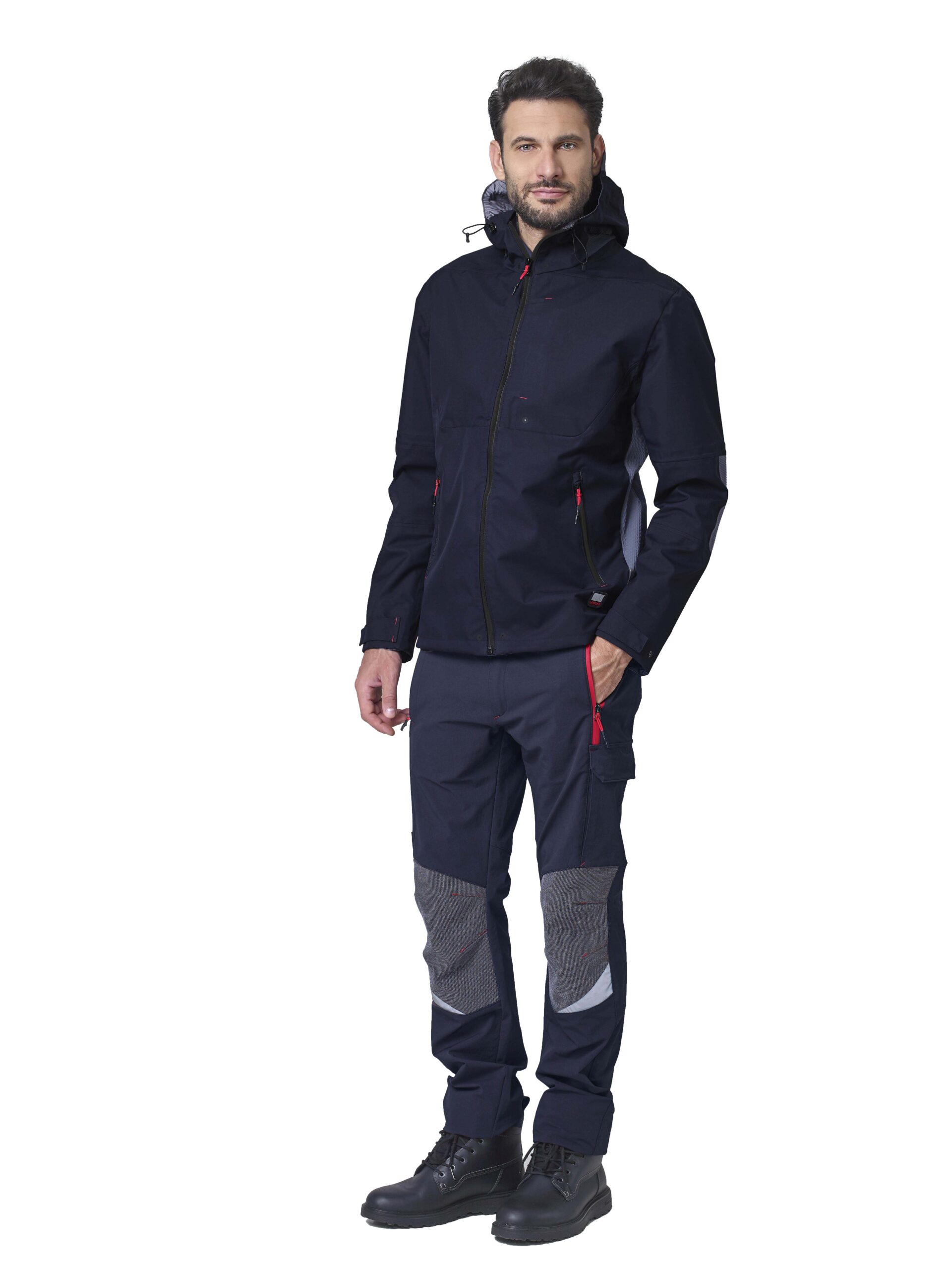 71GU0001 FINDER GUSCIO blu navy nero 4084 6 1 scaled FINDER - Giacca guscio/Shell Jacket - immagine 4
